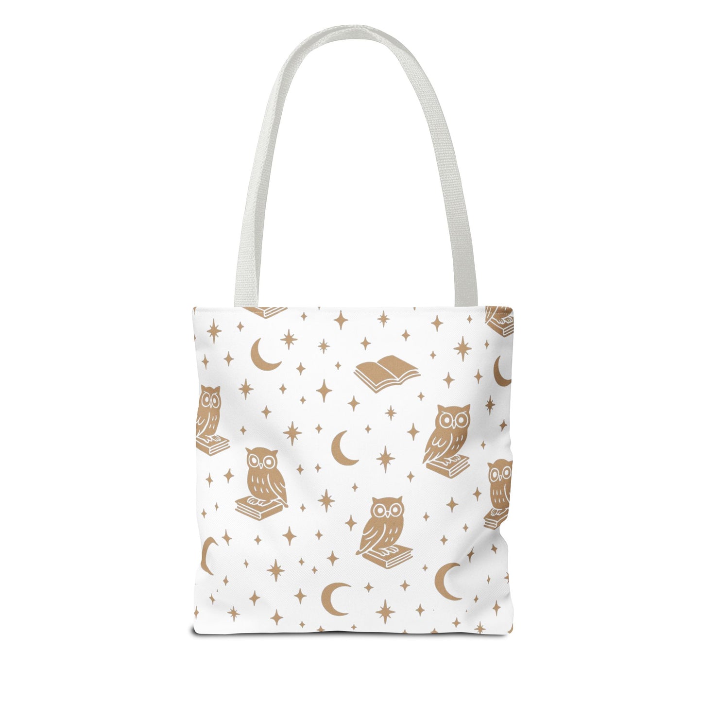 Cozy Is My Lifestyle Owl Print Tote Bag