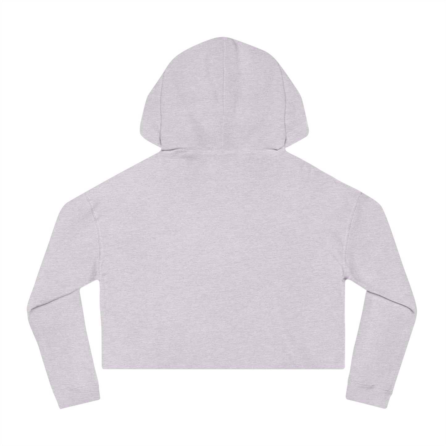 Cozy Autumn Cropped Hoodie - Sippin' Cider and Summoning Peace