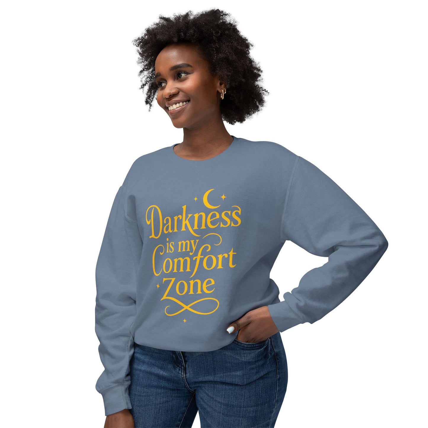 Darkness is my Comfort Zone Crewneck Sweatshirt