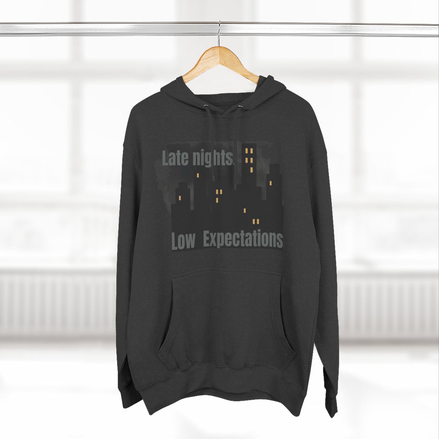 Late Night Vibes Fleece Hoodie