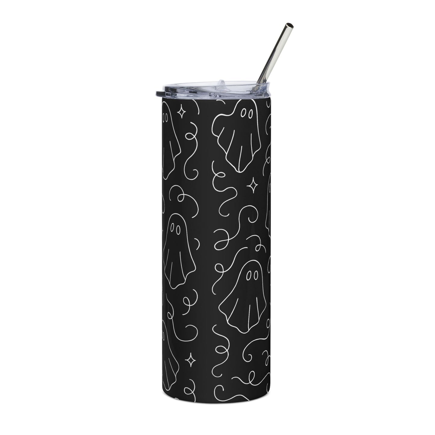 Spooky Ghost Stainless Steel Tumbler, 20oz