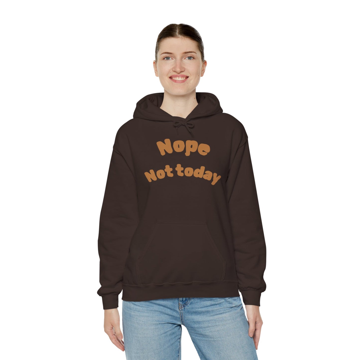 "Nope Not Today" Heavy Blend Hoodie