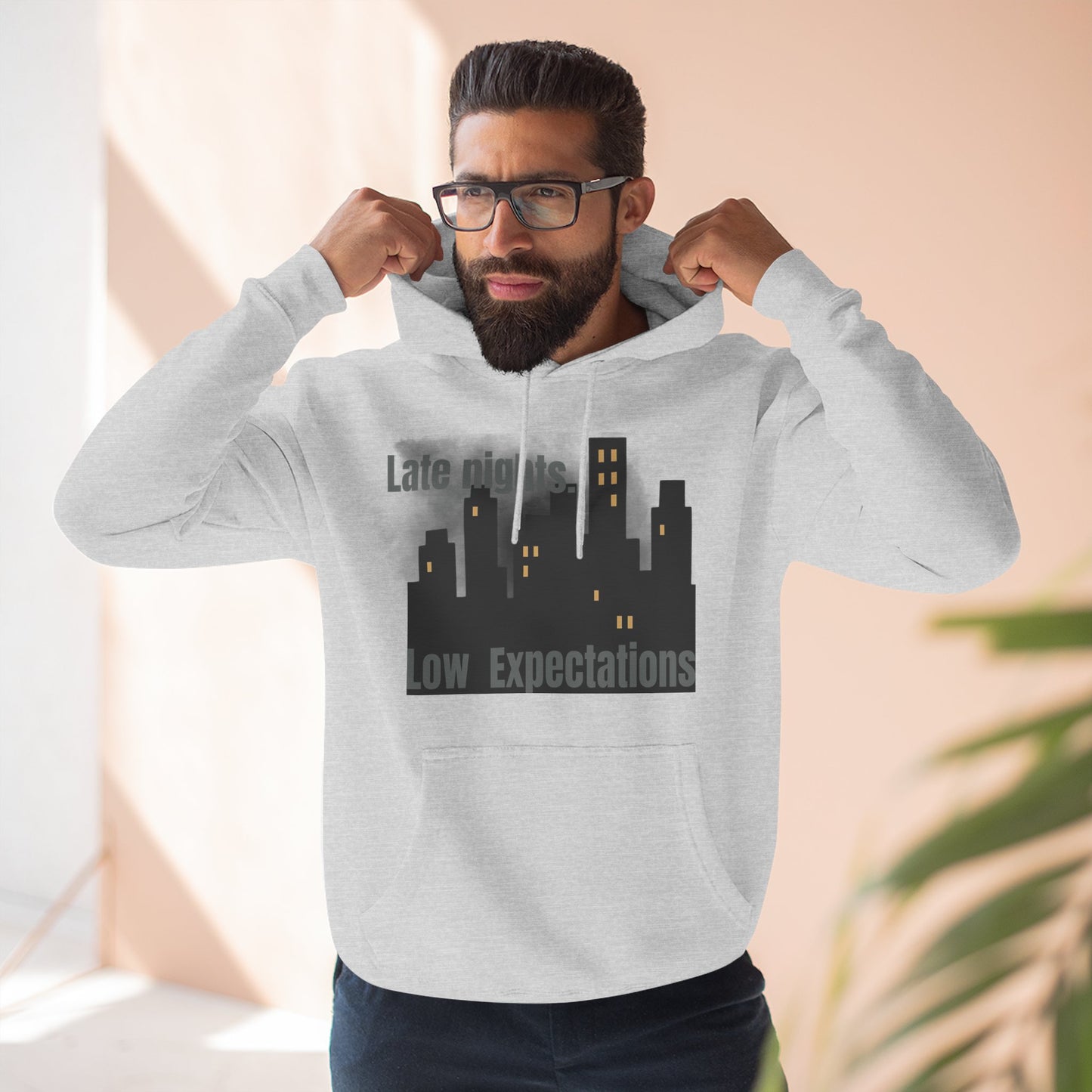 Late Night Vibes Fleece Hoodie