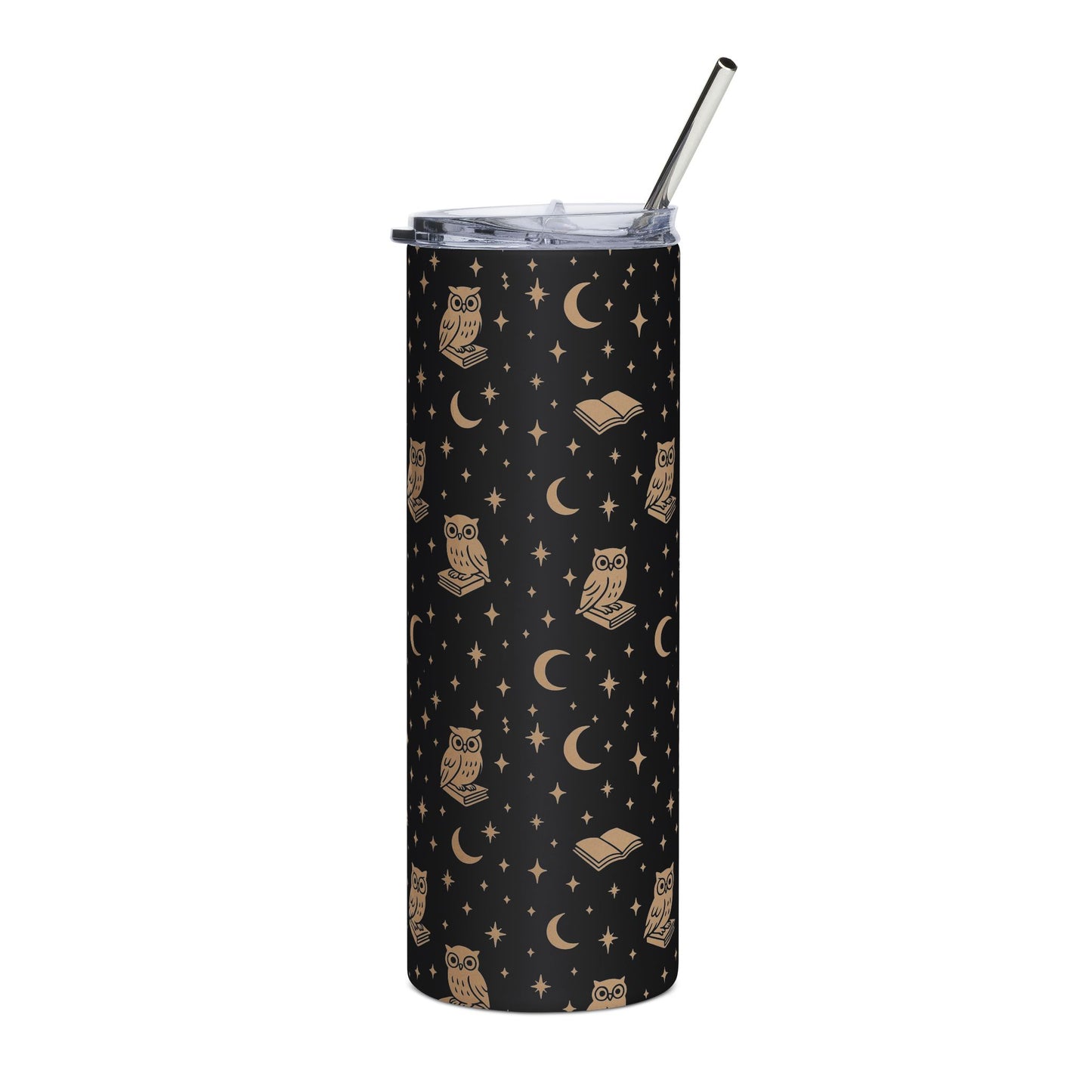 Stars and Moons Owl Tumbler, 20oz