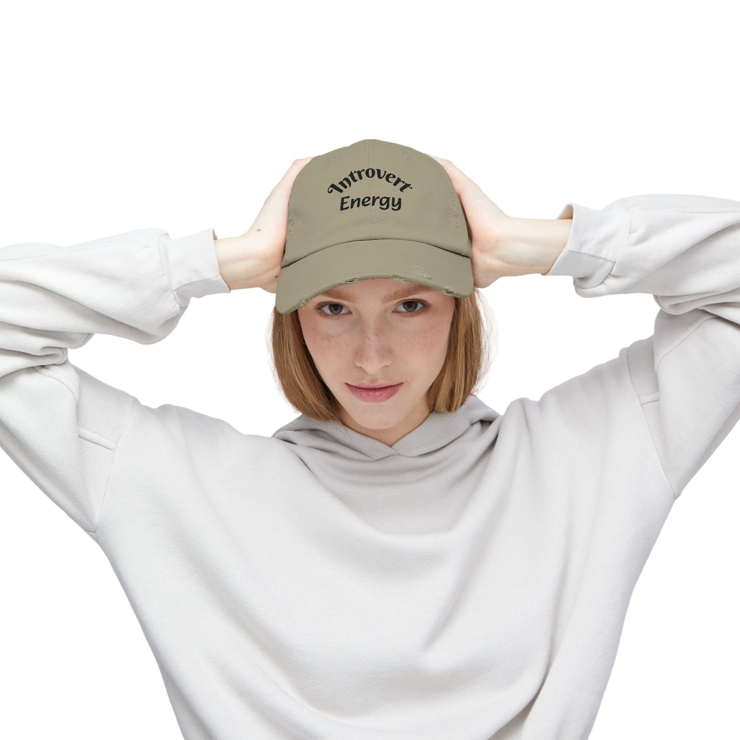 Distressed Cap - Introvert Energy Hat