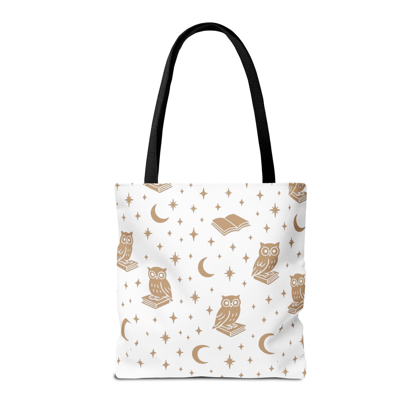 Cozy Is My Lifestyle Owl Print Tote Bag