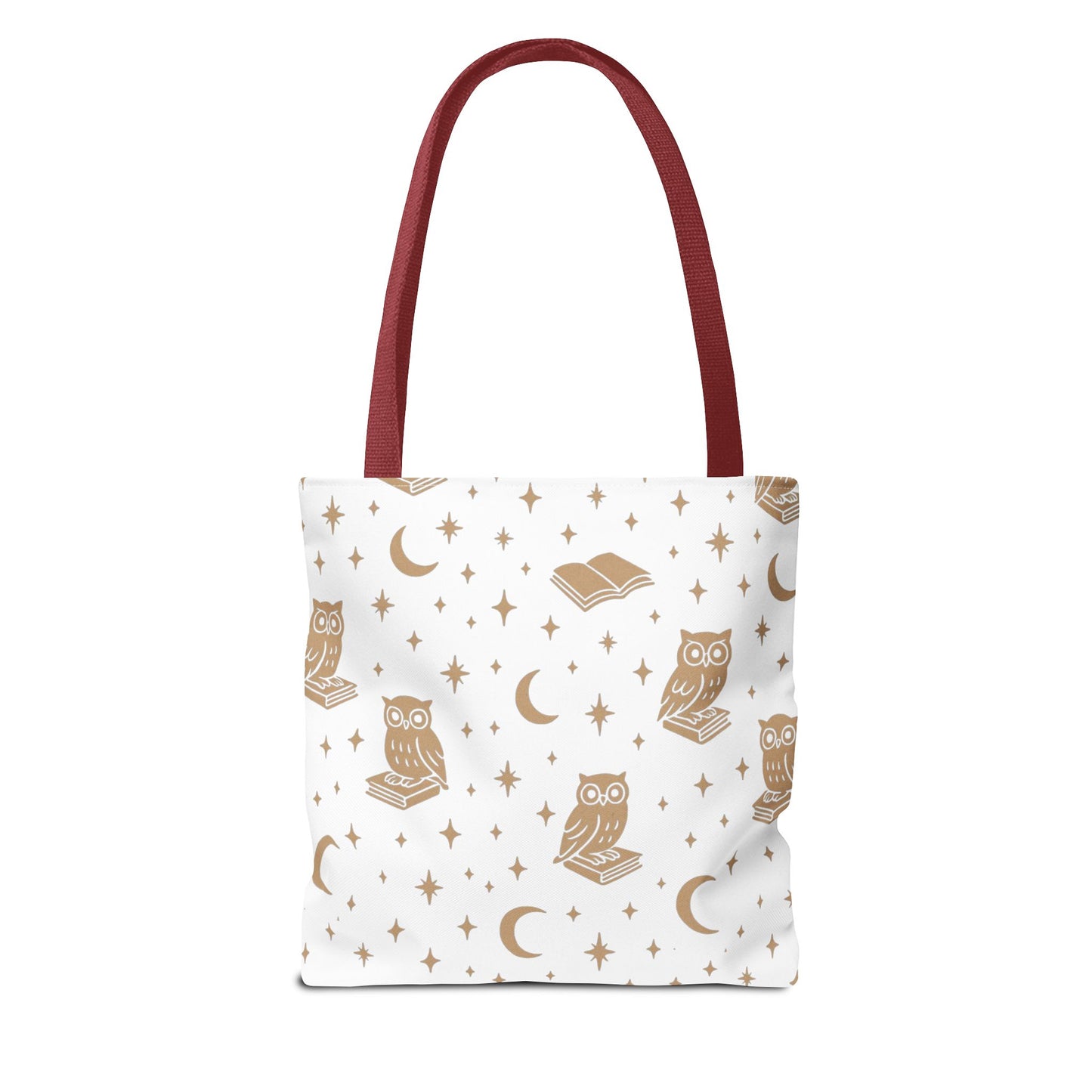 Cozy Is My Lifestyle Owl Print Tote Bag