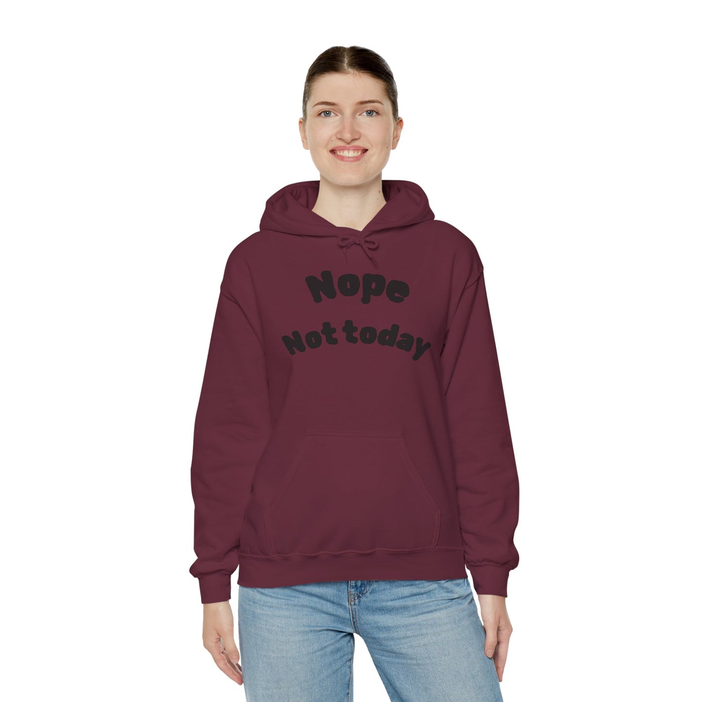 "Nope Not Today" Heavy Blend Hoodie