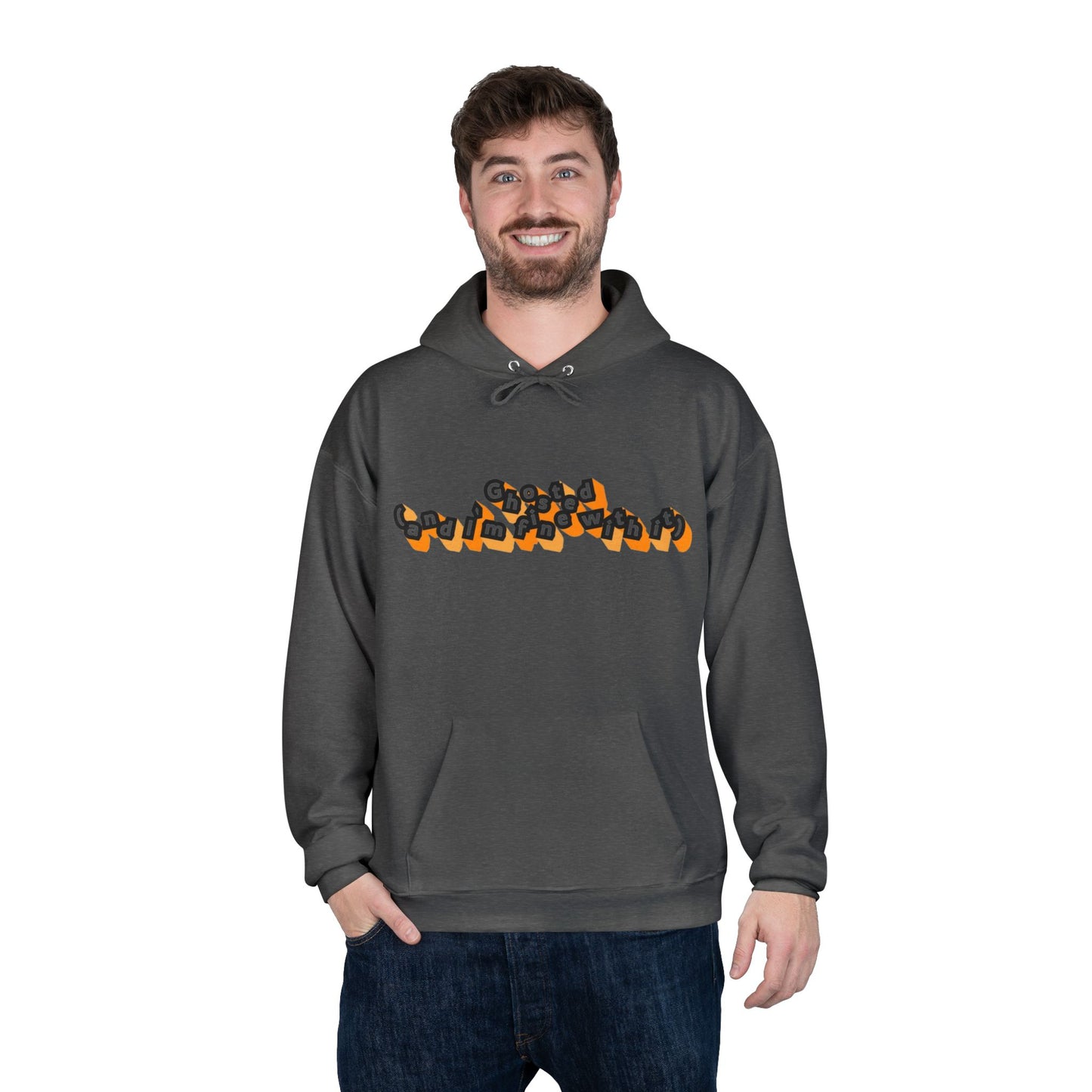 Eco-Friendly Graphic Hoodie Ghosted and I'm Fine With It