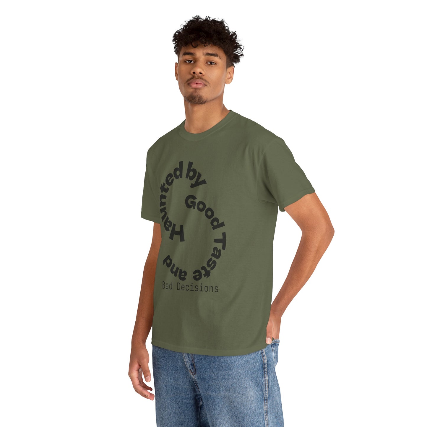 Good Taste & Bad Decisions Tee, Unisex Cotton T-Shirt, Funny Graphic Tee, Gift for Friends, Casual Wear, Statement Shirt
