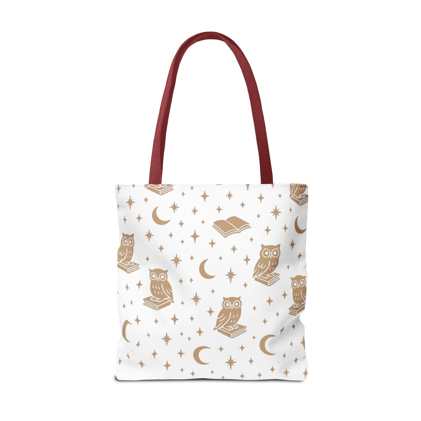 Cozy Is My Lifestyle Owl Print Tote Bag