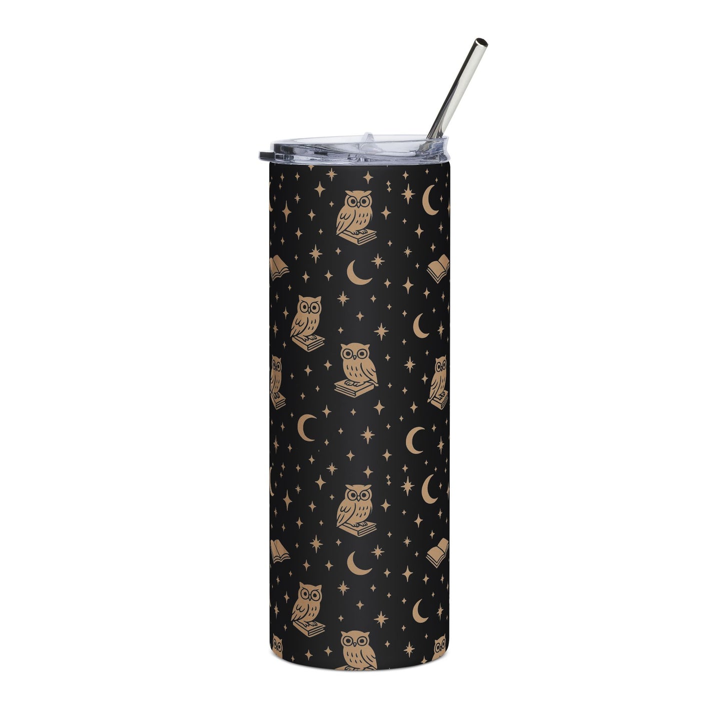 Stars and Moons Owl Tumbler, 20oz