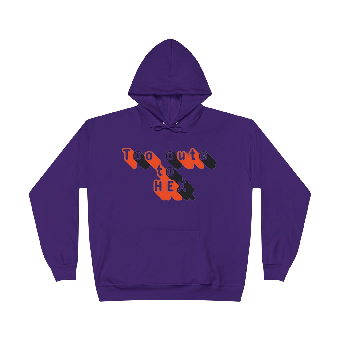 Too Cute to Hex Hoodie Eco-Friendly Pullover