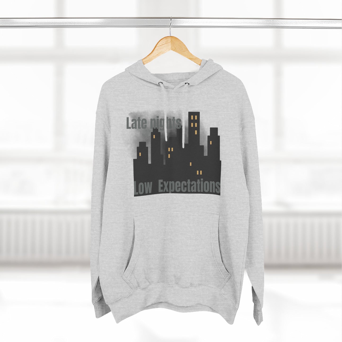 Late Night Vibes Fleece Hoodie
