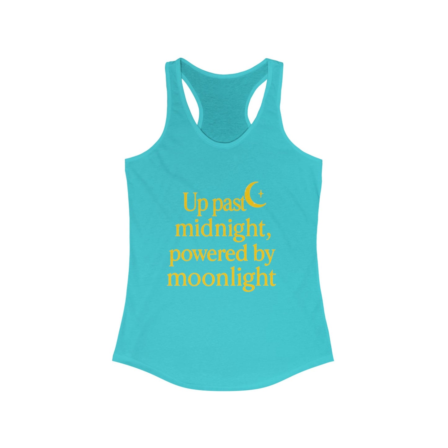 Up Past MidnightRacerback Tank Top