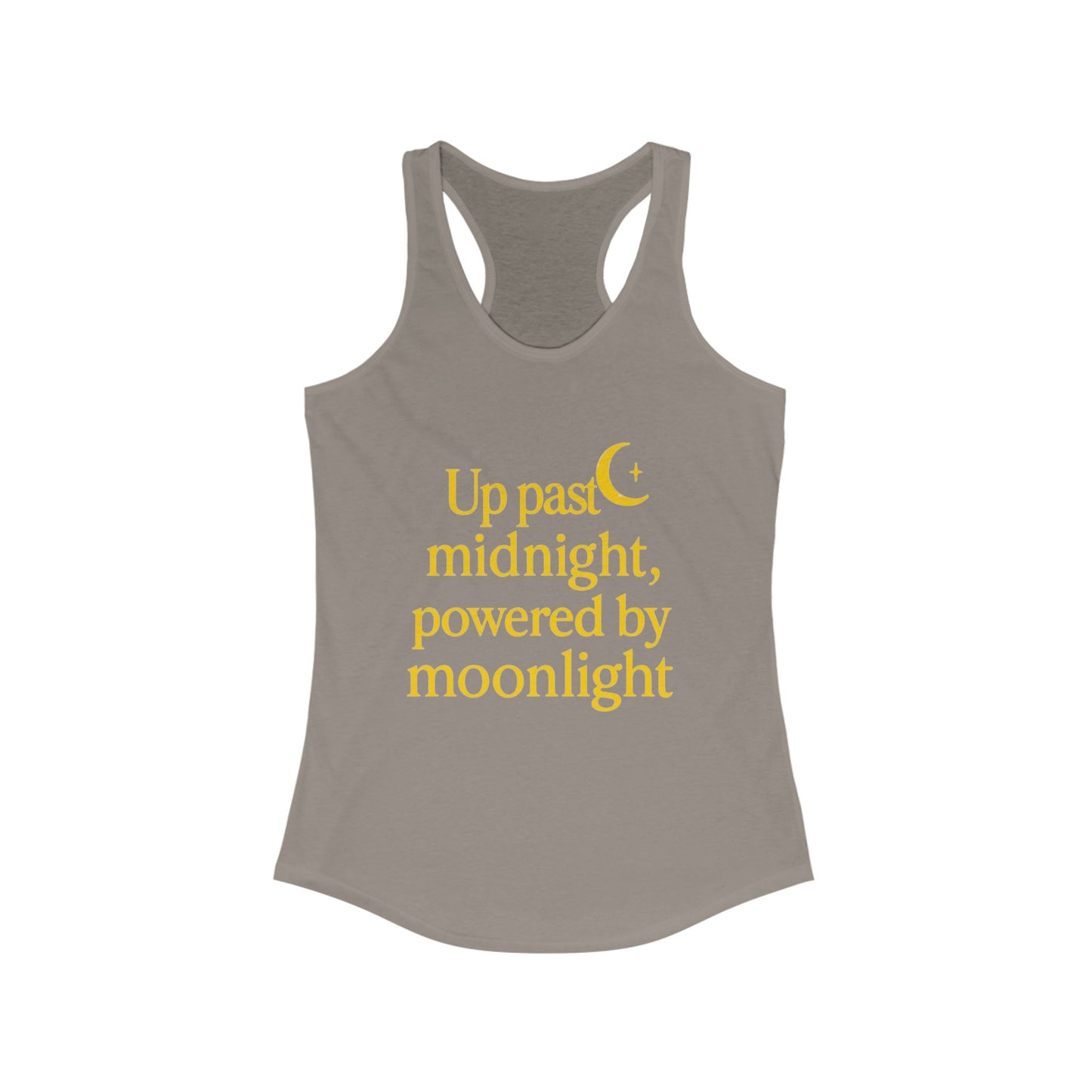Up Past MidnightRacerback Tank Top