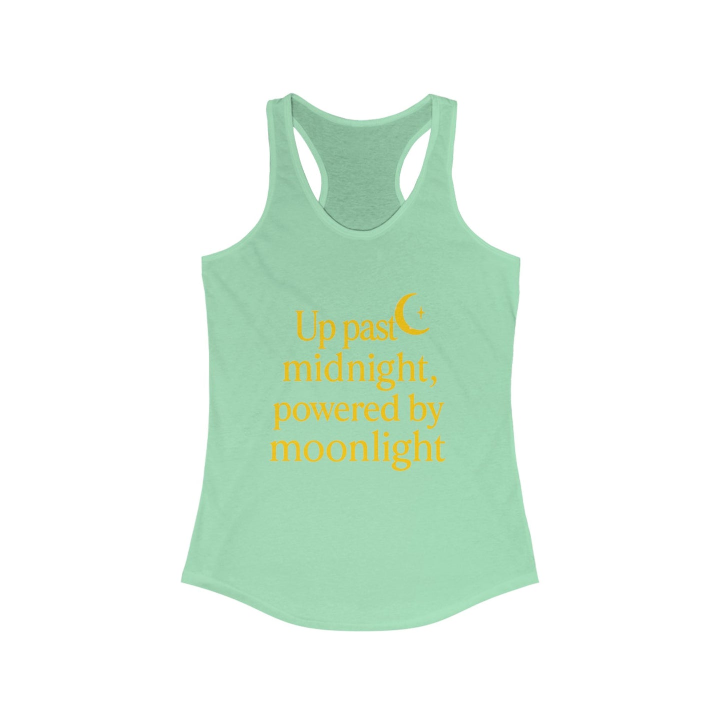 Up Past MidnightRacerback Tank Top