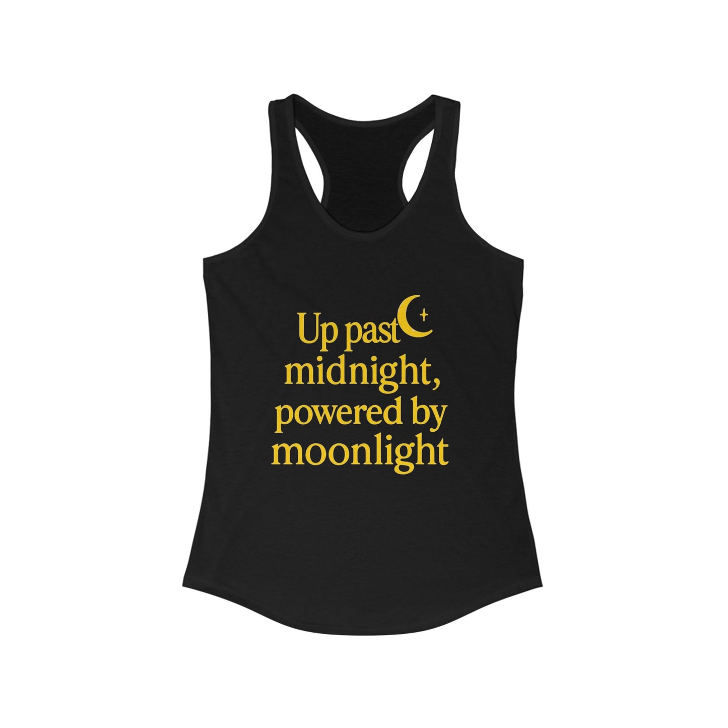 Up Past MidnightRacerback Tank Top