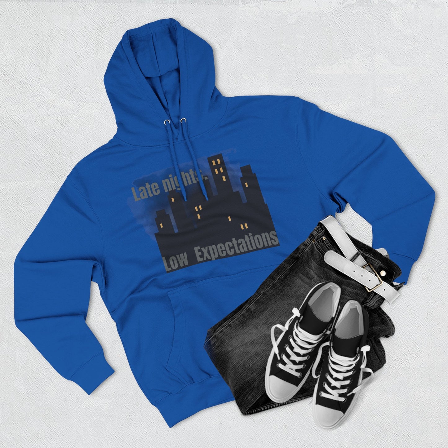 Late Night Vibes Fleece Hoodie