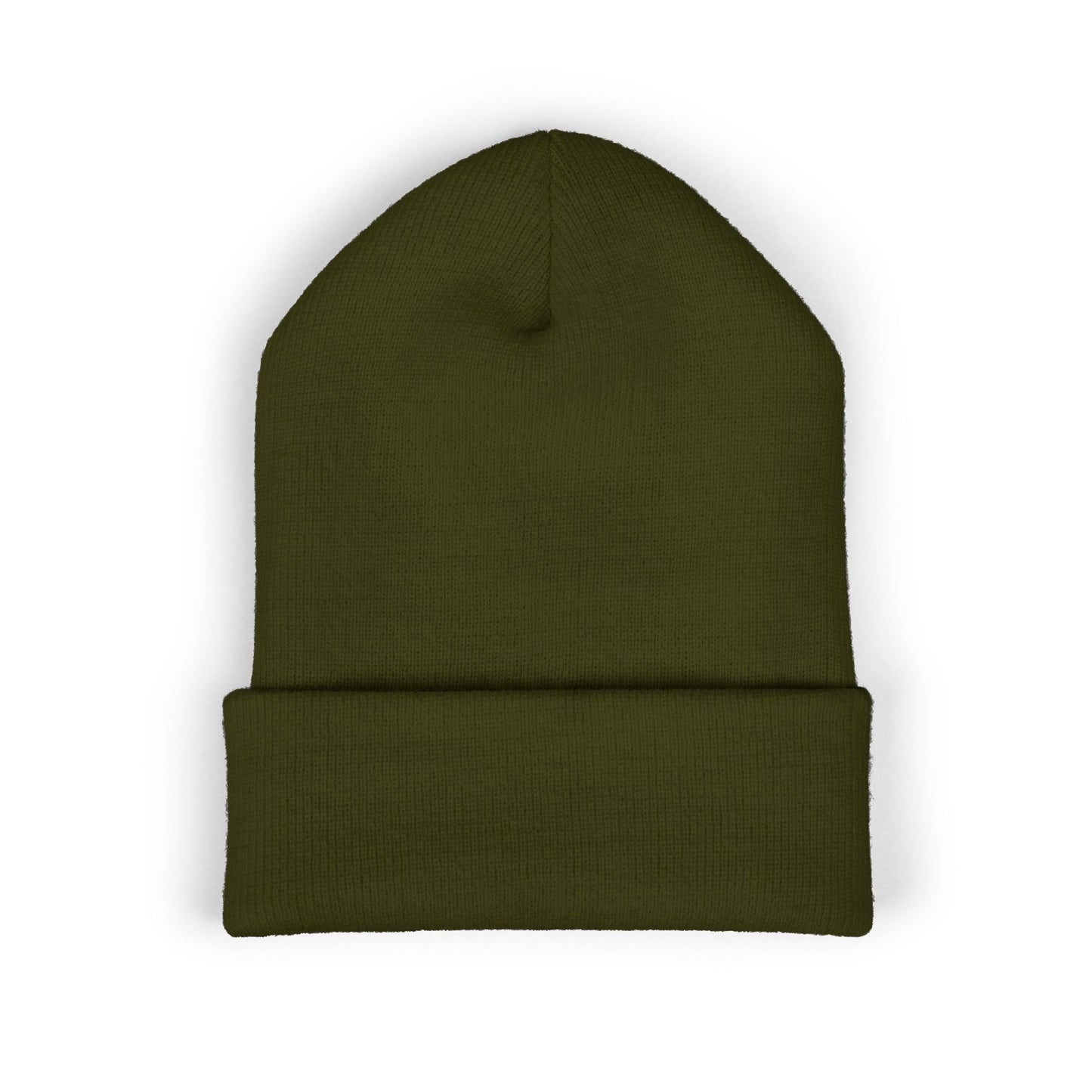 Darkness Cozy Embroidered Cuffed Beanie, Unisex Knit Beanie