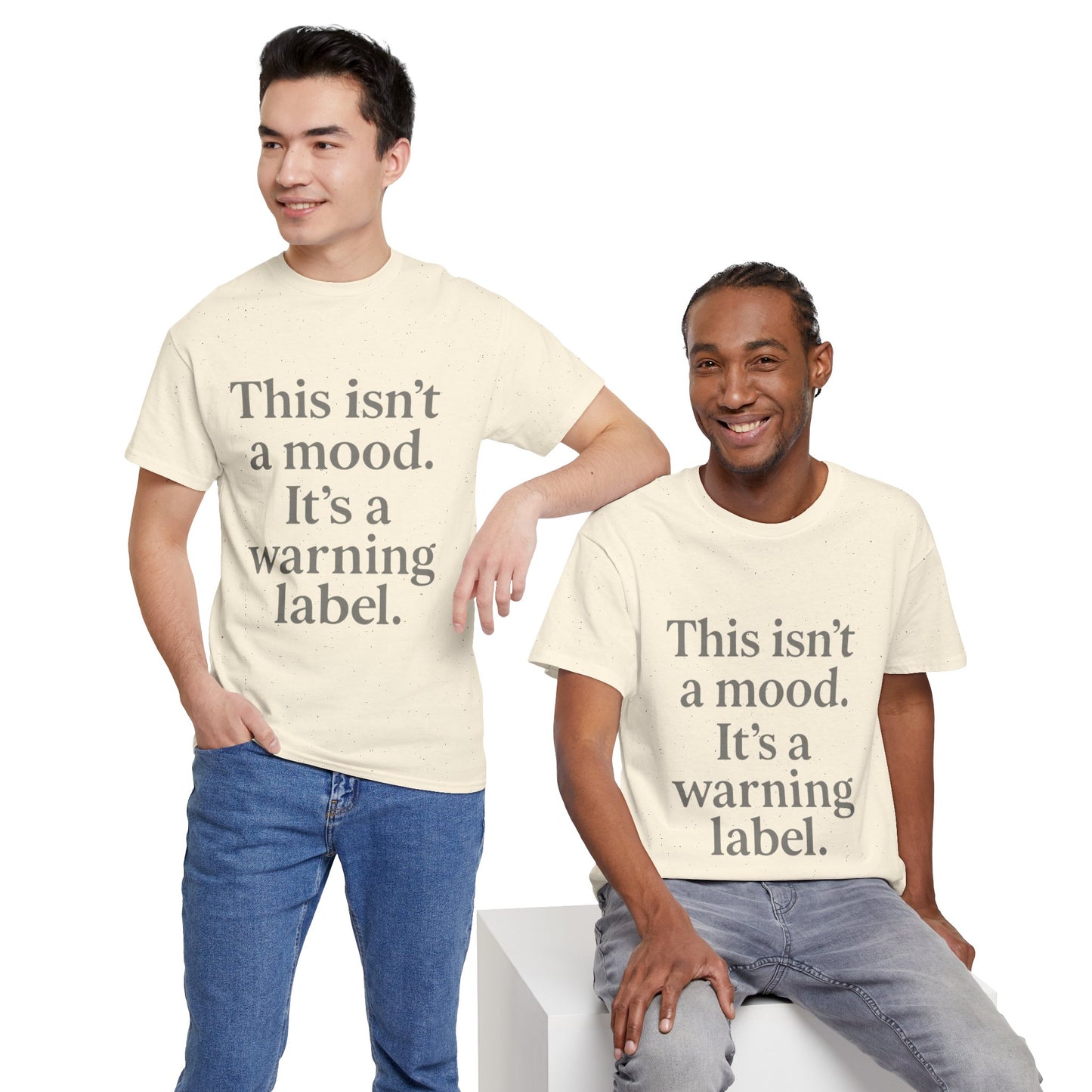 Warning Label Tee - This Isn't a Mood