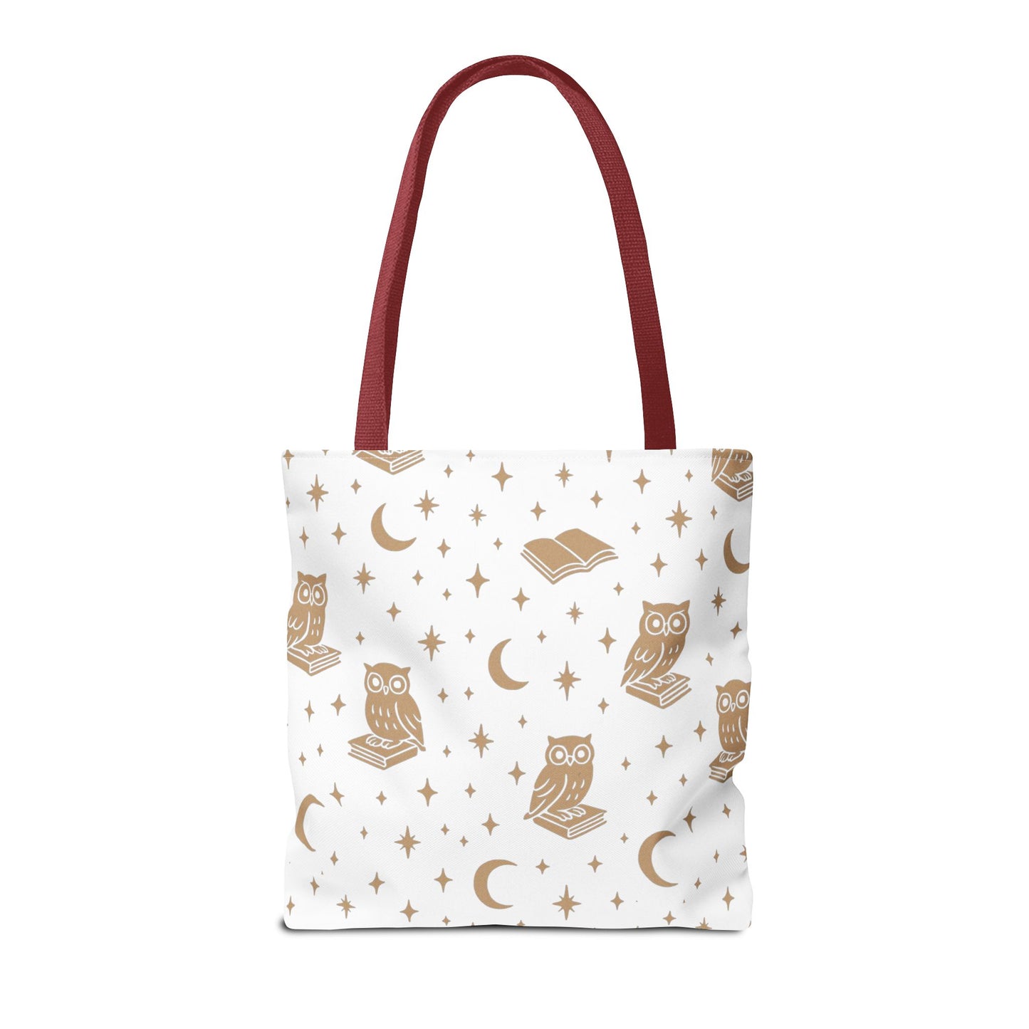 Cozy Is My Lifestyle Owl Print Tote Bag