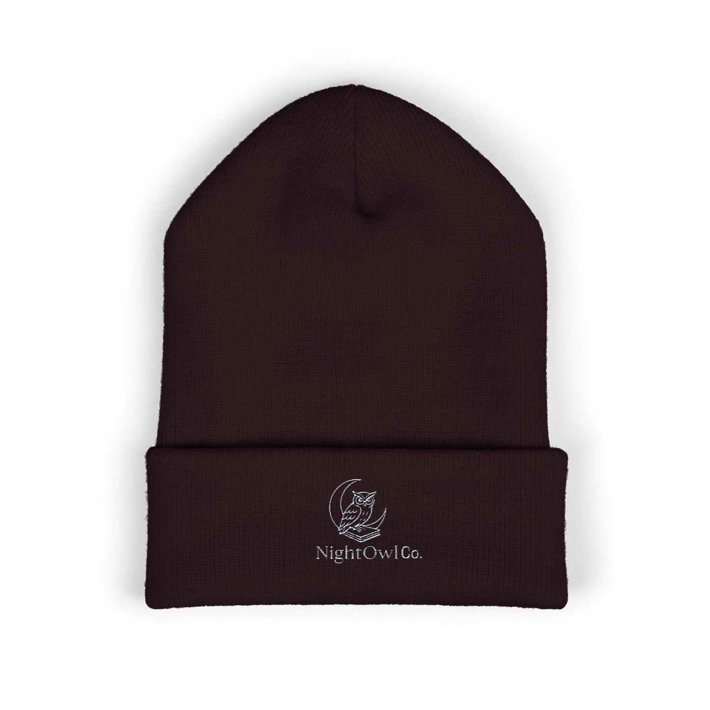 Embroidered Cuffed Beanie NightOwl Co Brand