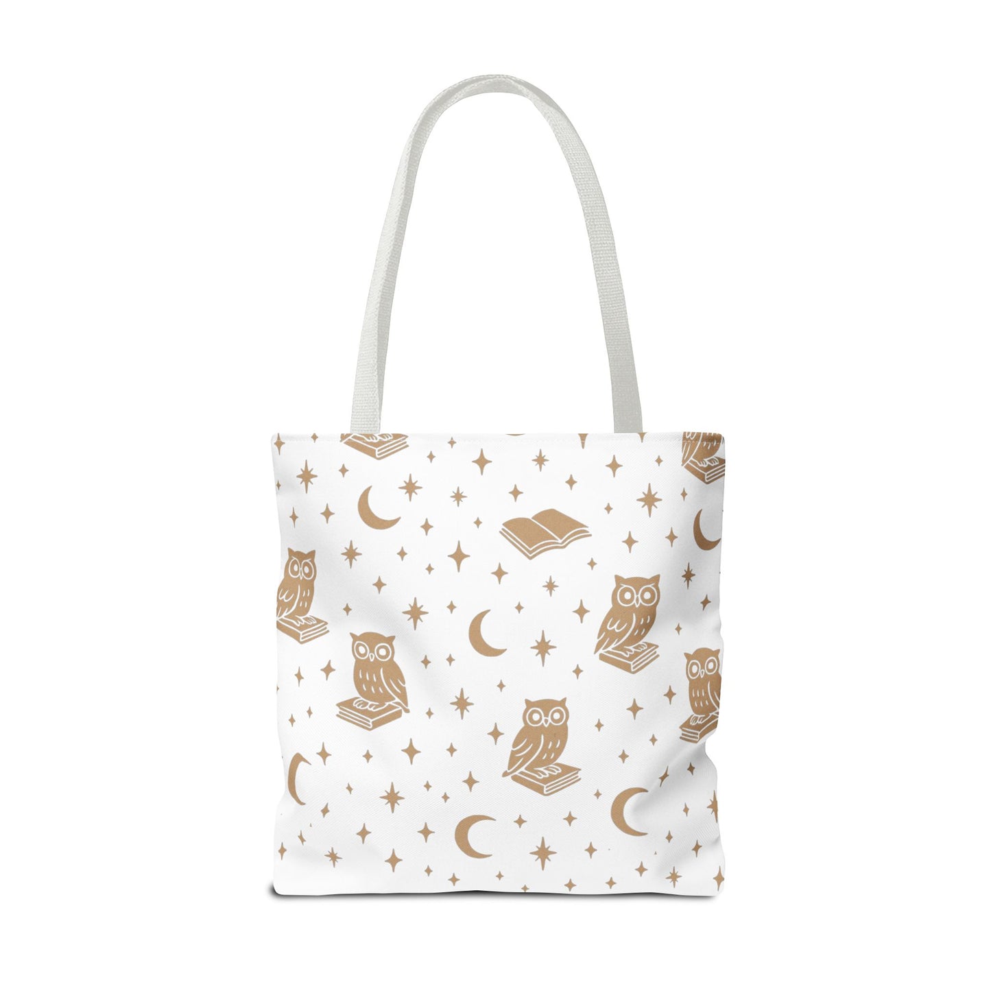 Cozy Is My Lifestyle Owl Print Tote Bag