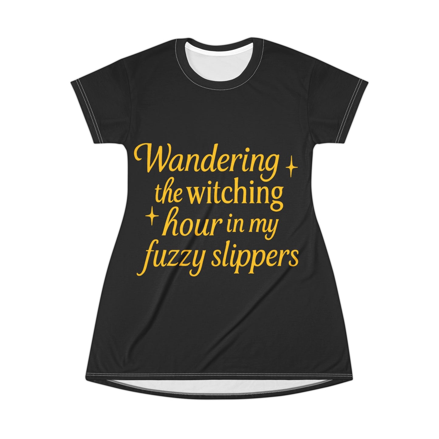Wandering Hour Cozy T-Shirt Dress