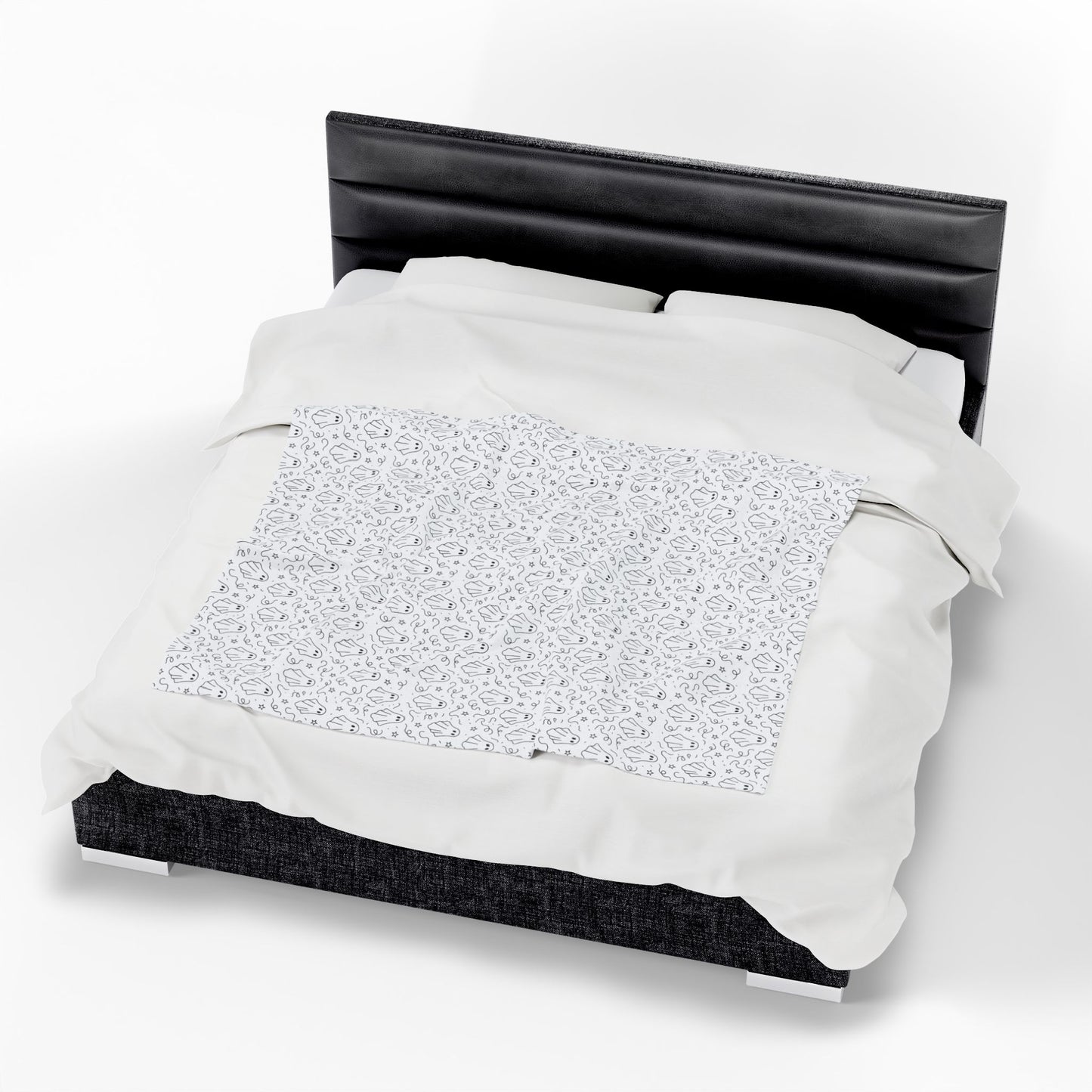 Cozy Ghost Velveteen Plush Blanket