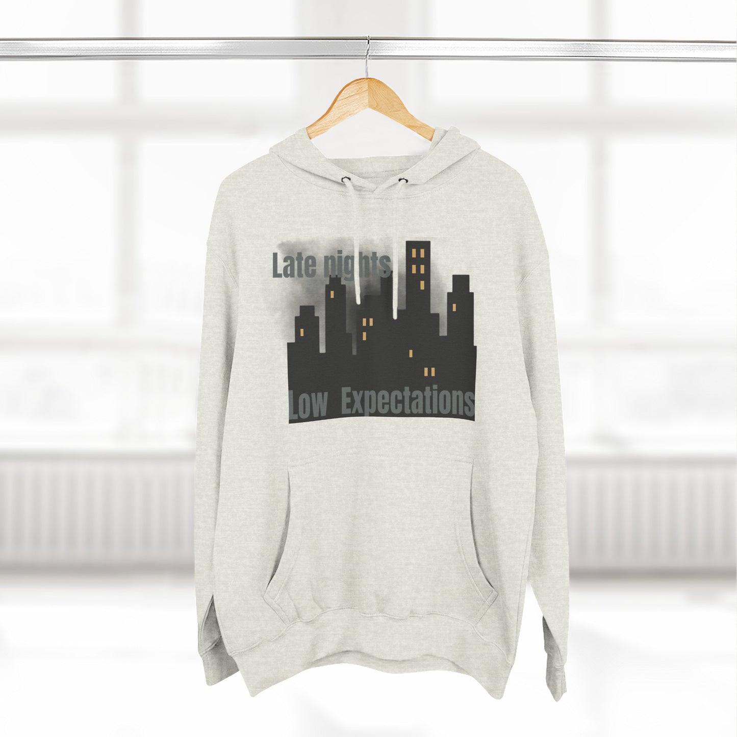 Late Night Vibes Fleece Hoodie