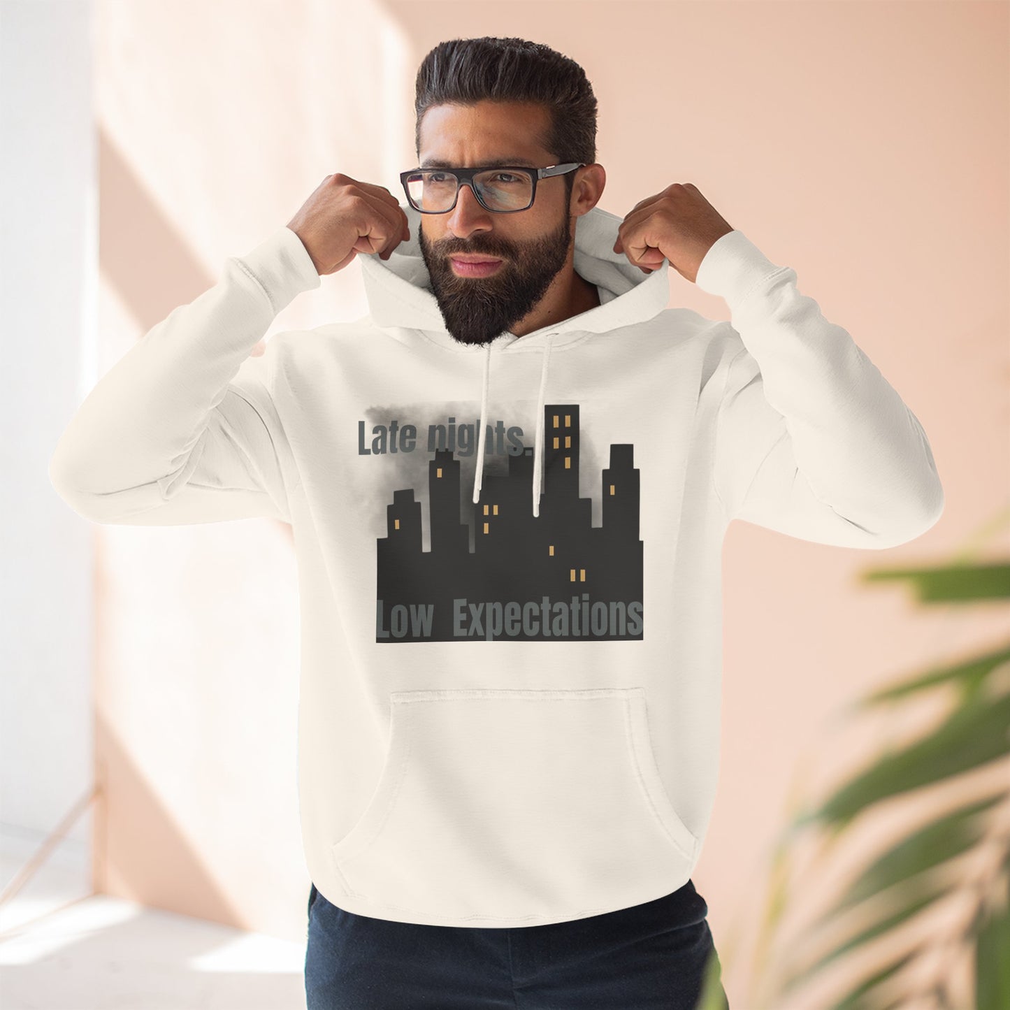 Late Night Vibes Fleece Hoodie