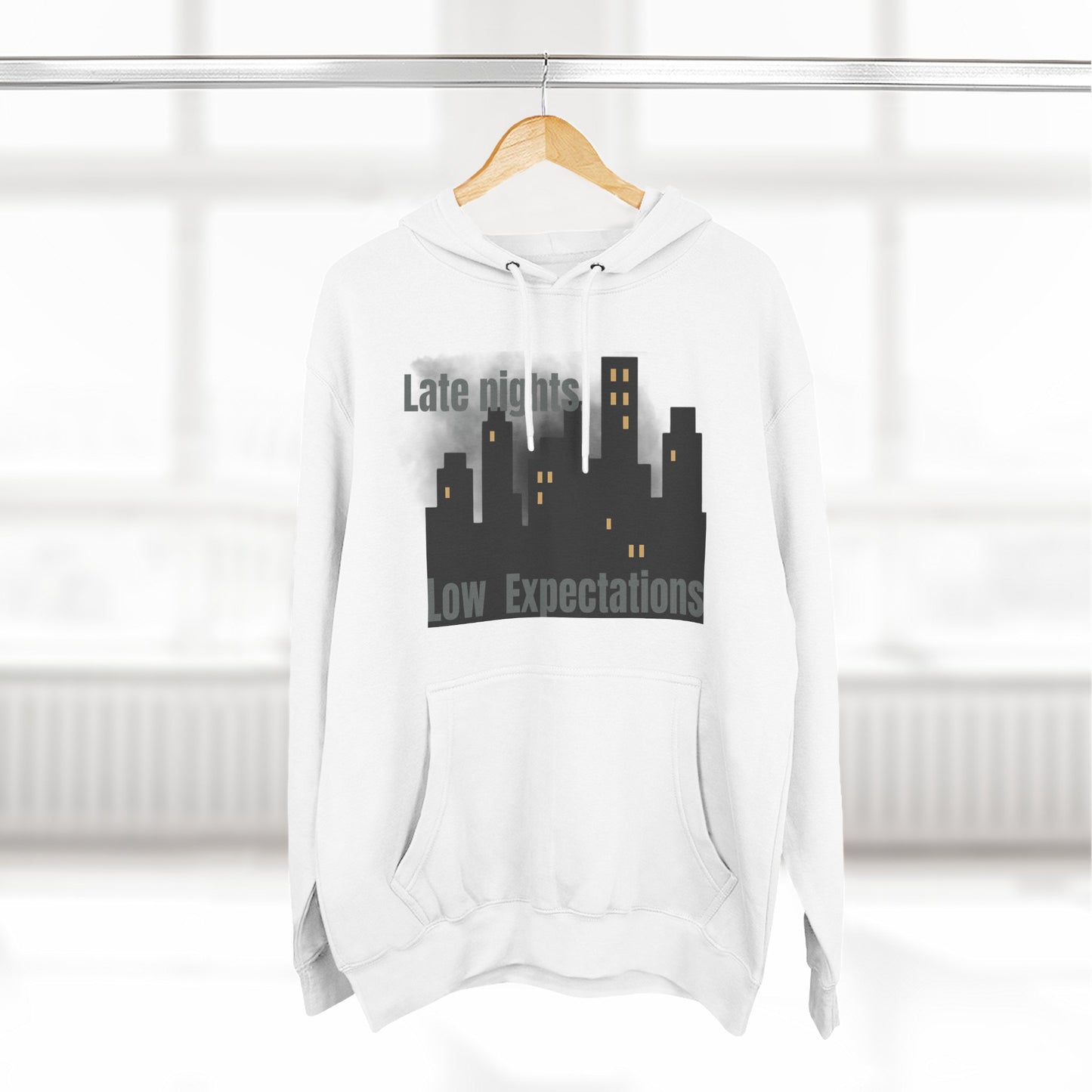 Late Night Vibes Fleece Hoodie