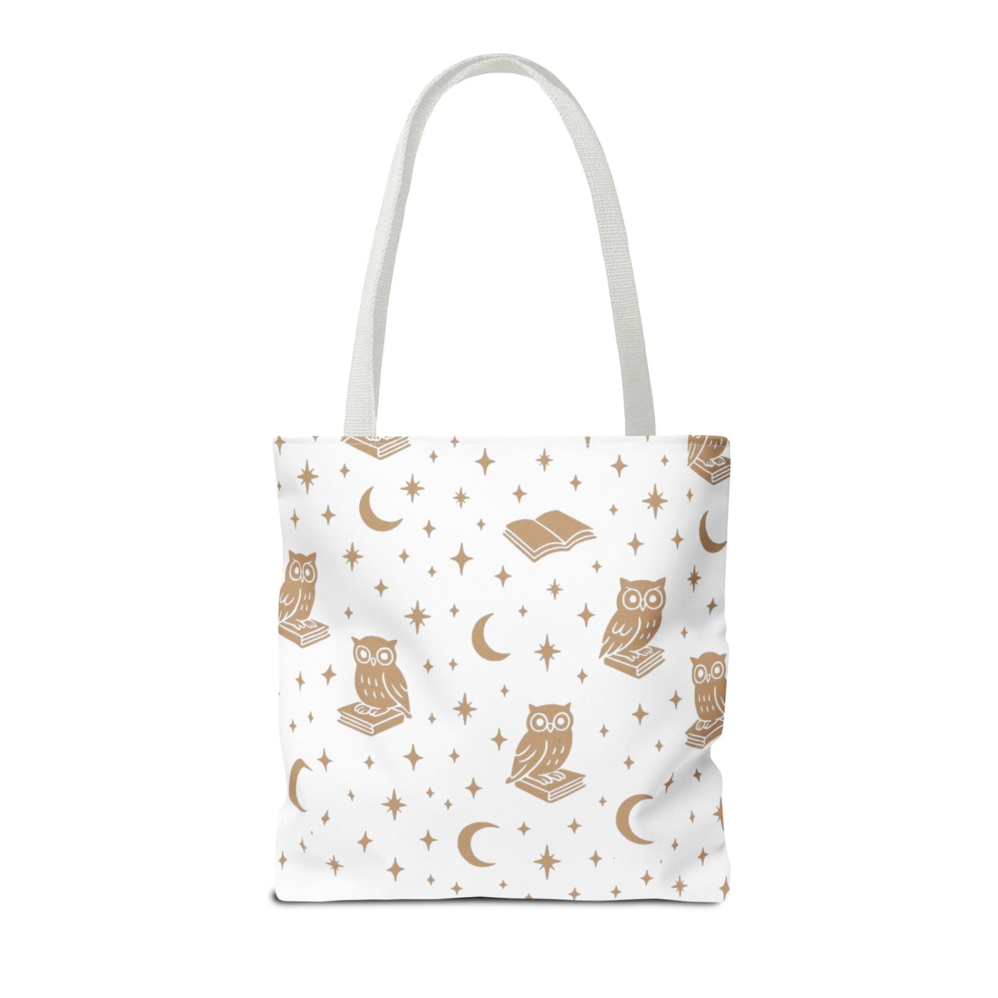Cozy Is My Lifestyle Owl Print Tote Bag