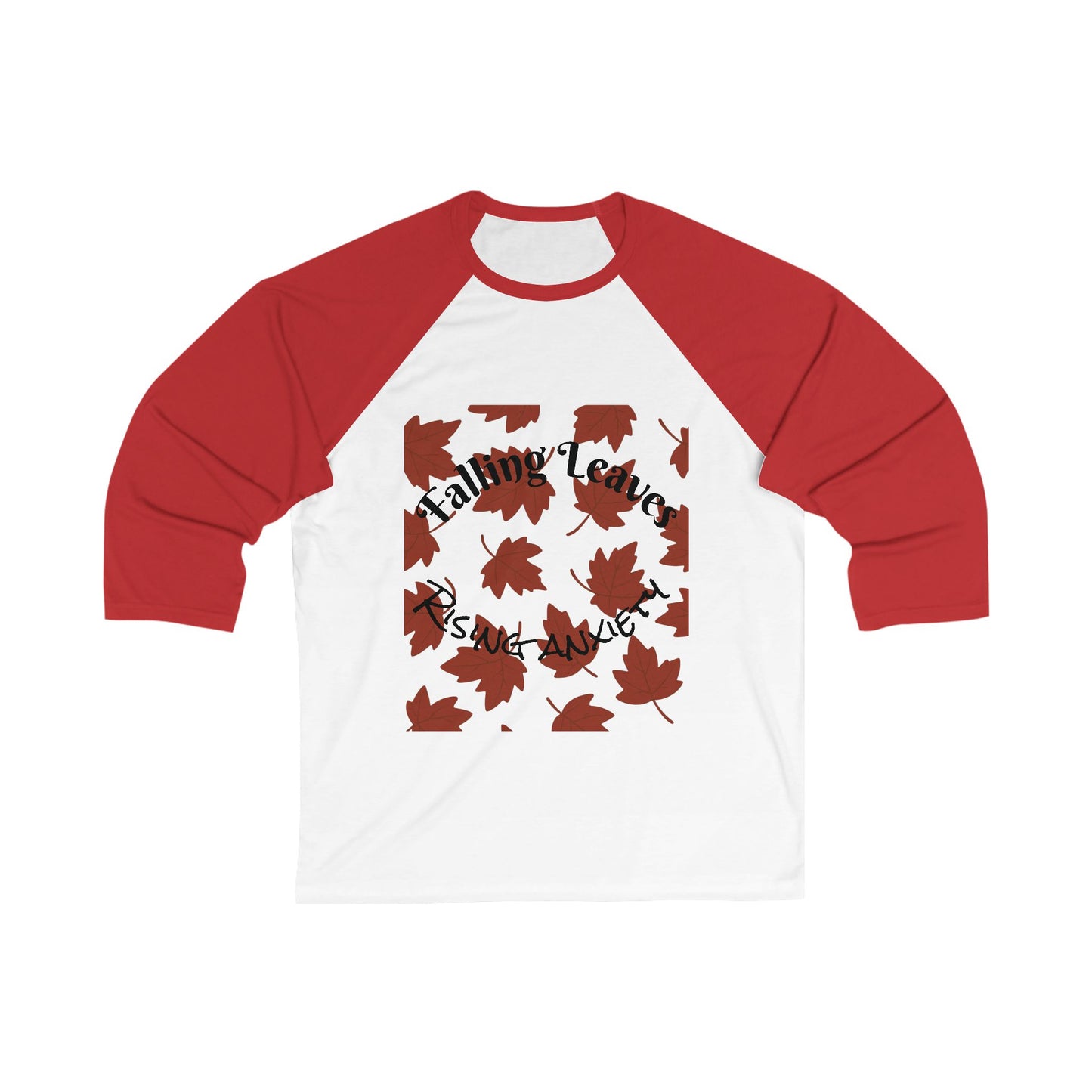 Fall Leaves Baseball Tee, Autumn Shirt
