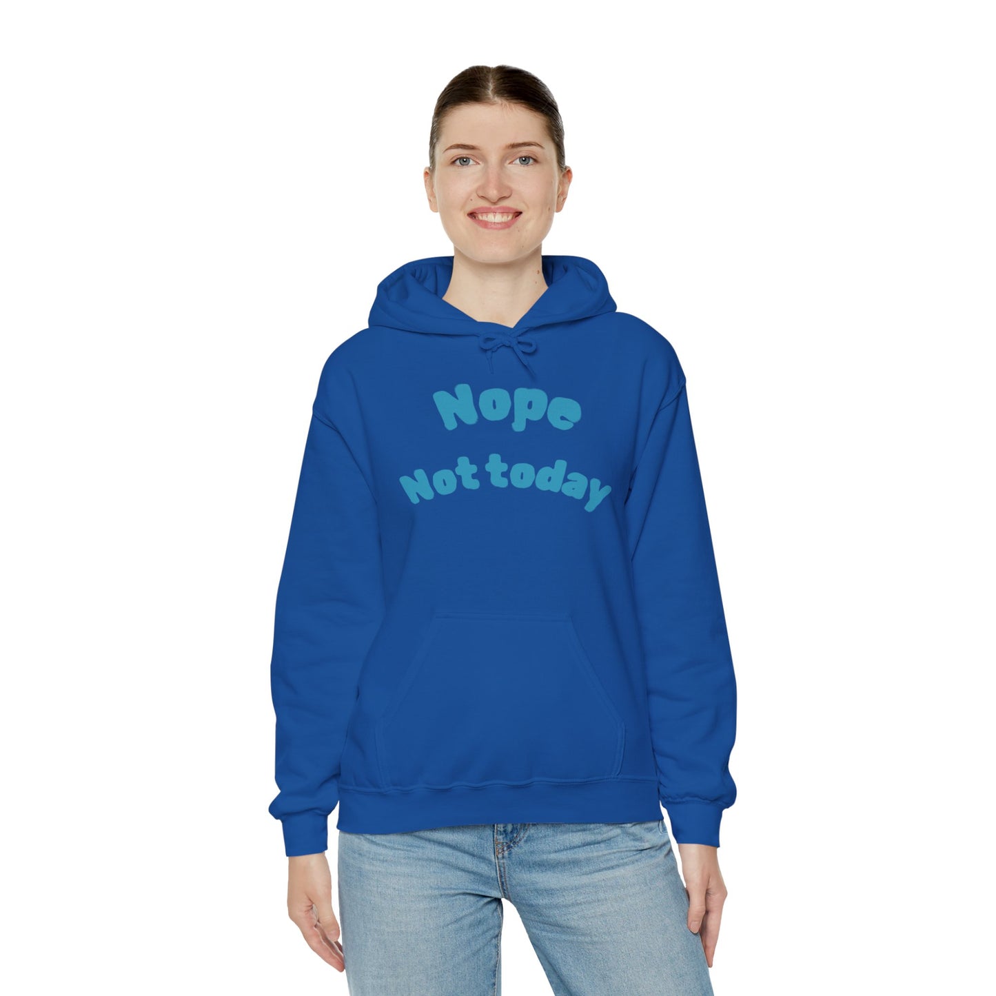 "Nope Not Today" Heavy Blend Hoodie