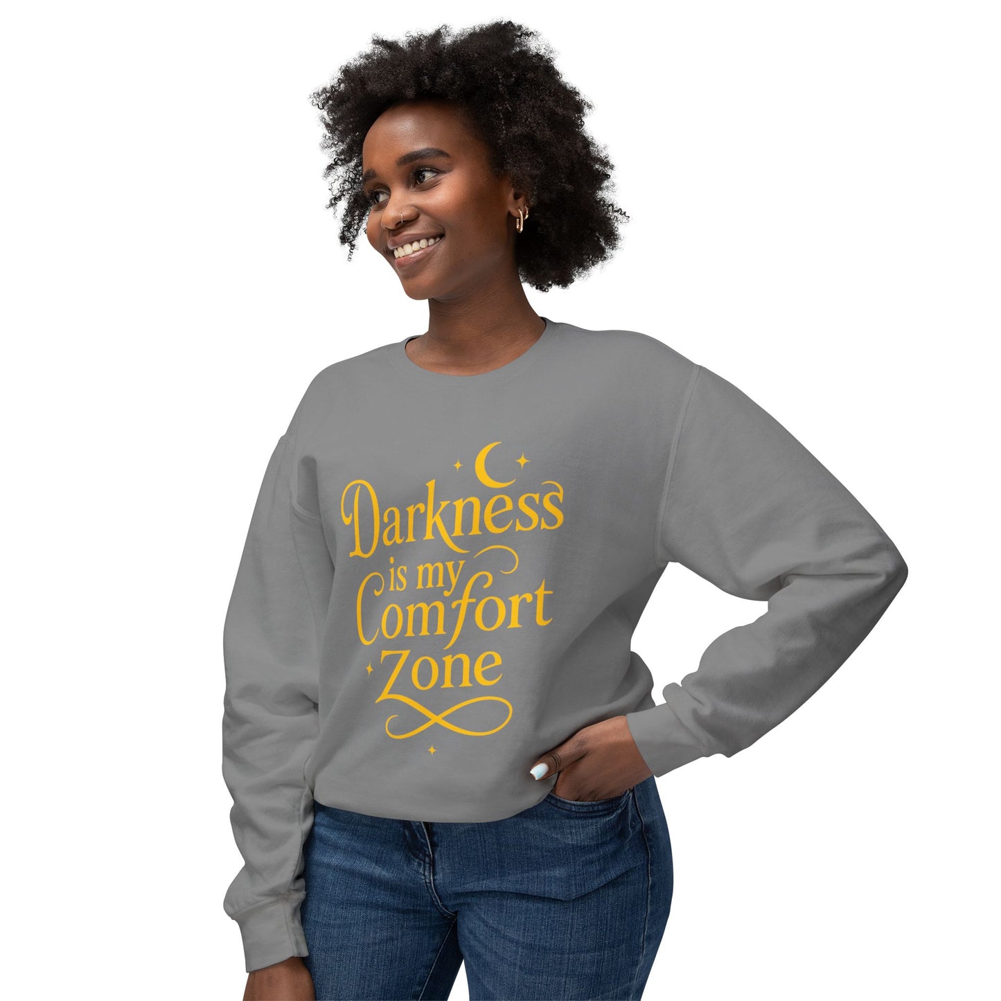 Darkness is my Comfort Zone Crewneck Sweatshirt