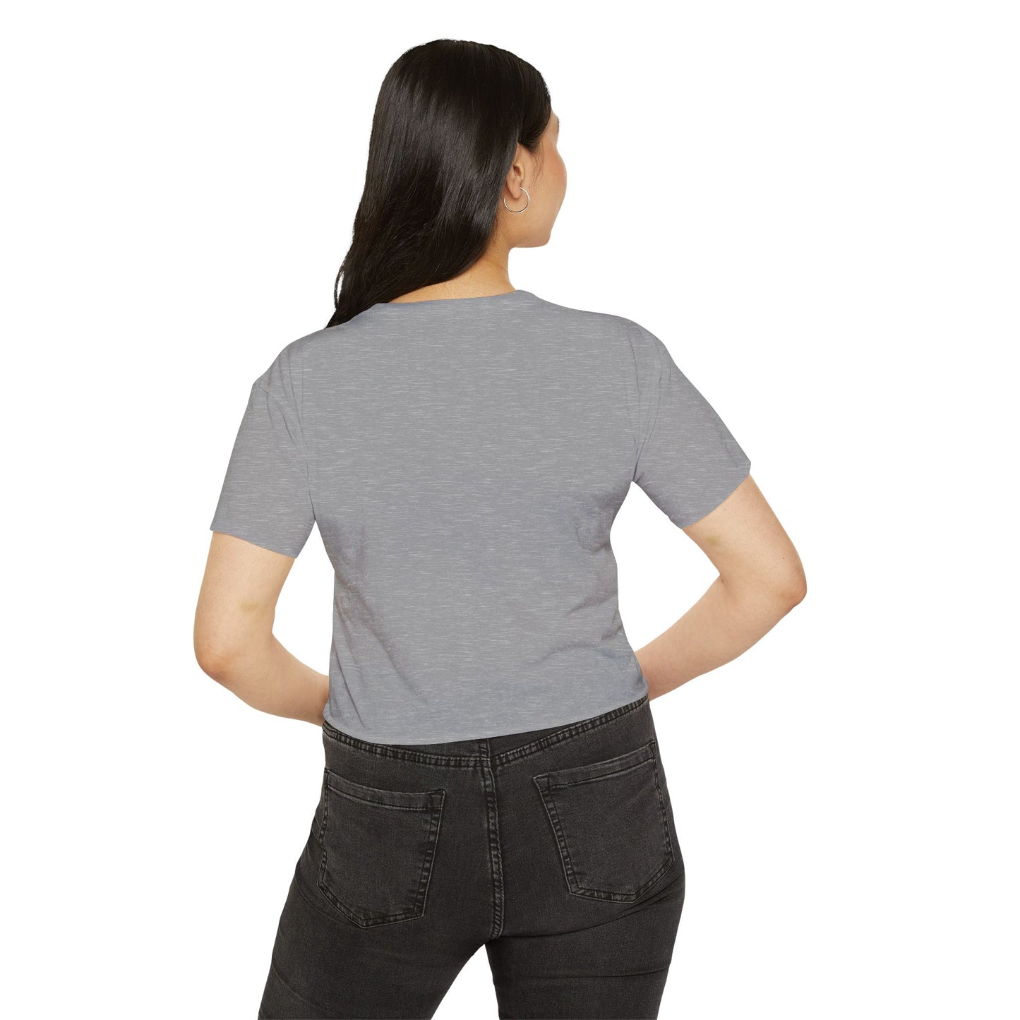 Caffeine and Inner Demons Crop Top -Boho Shirt