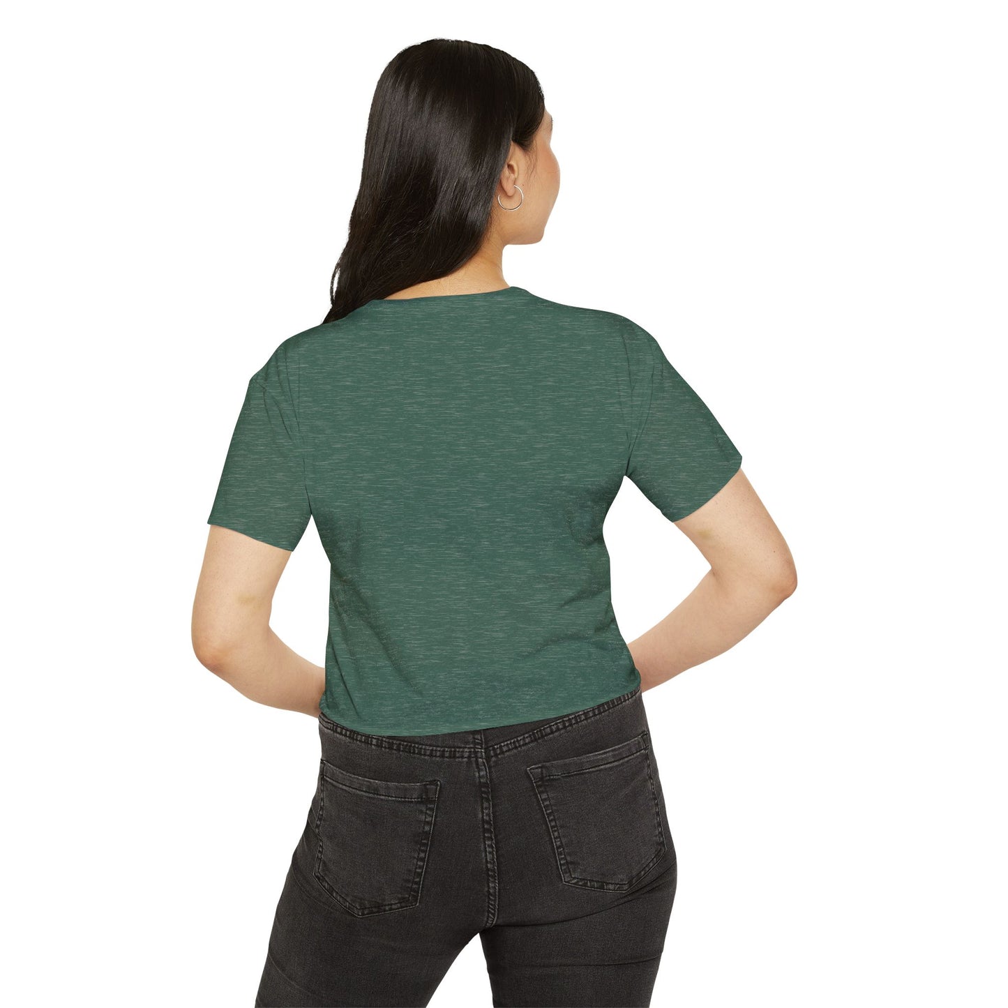 Caffeine and Inner Demons Crop Top -Boho Shirt