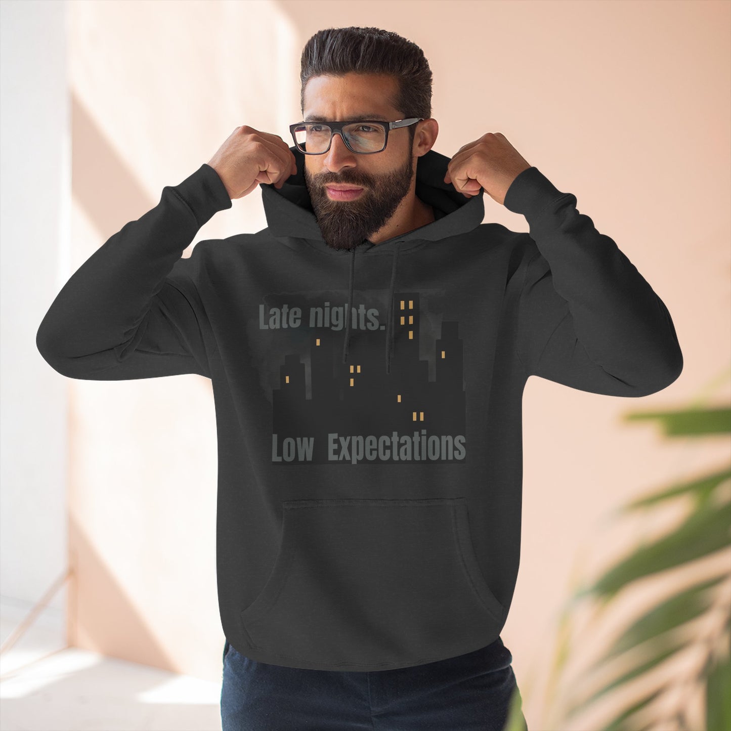 Late Night Vibes Fleece Hoodie