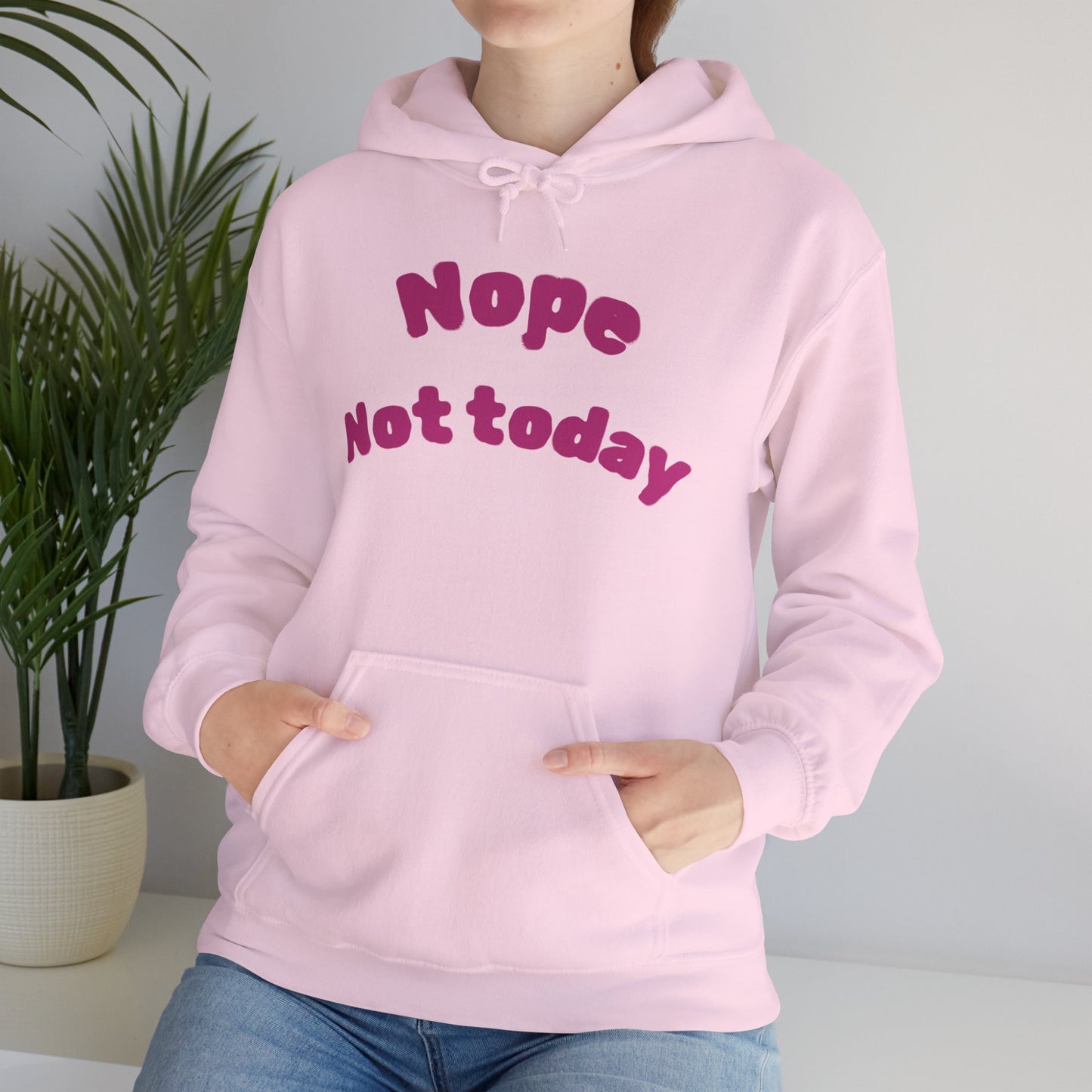 "Nope Not Today" Heavy Blend Hoodie
