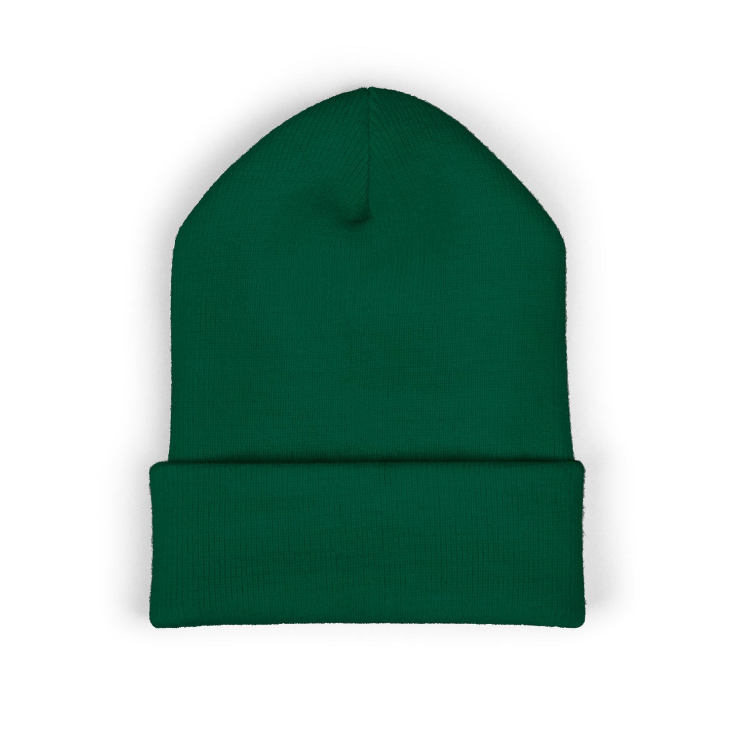 Darkness Cozy Embroidered Cuffed Beanie, Unisex Knit Beanie