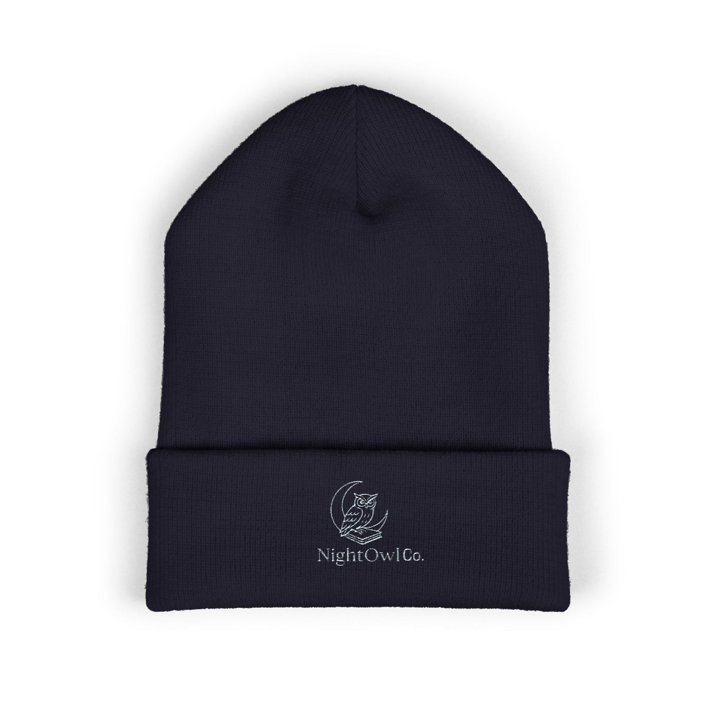 Embroidered Cuffed Beanie NightOwl Co Brand