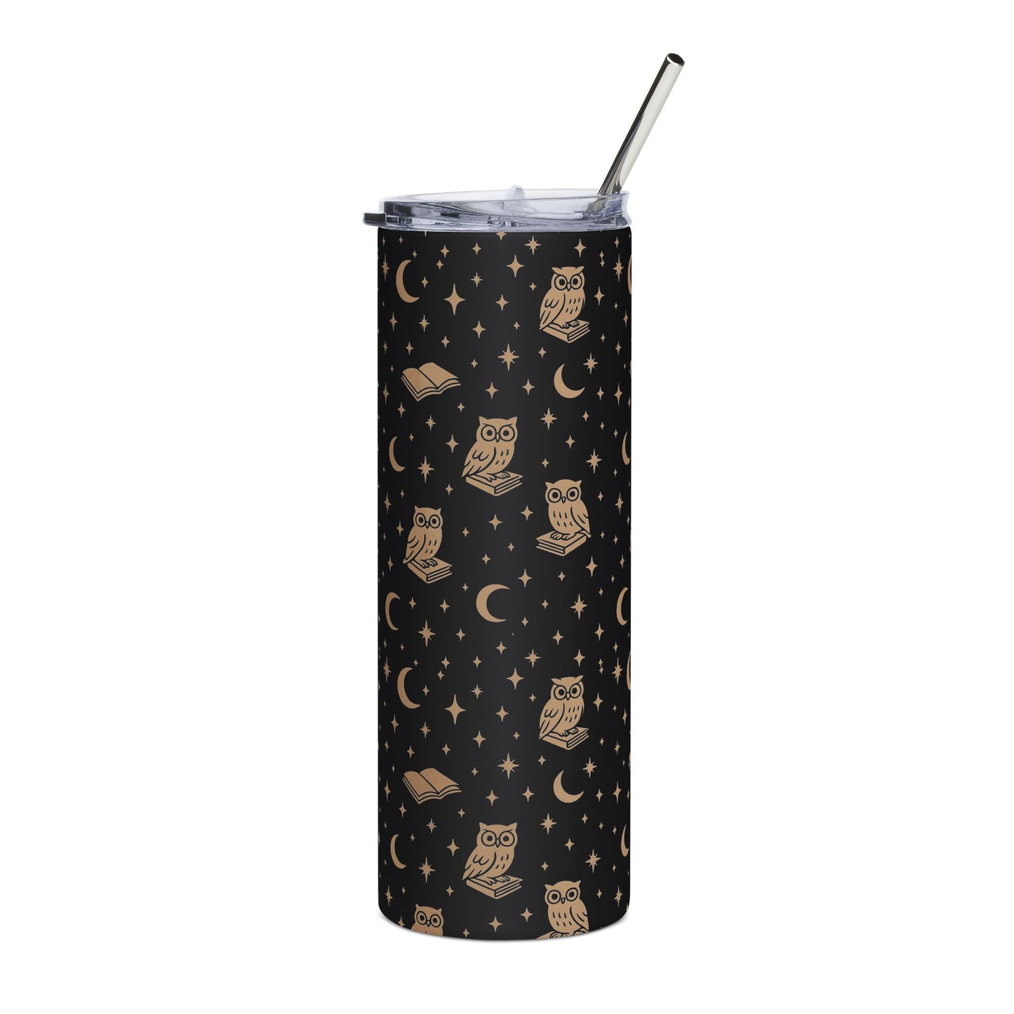 Stars and Moons Owl Tumbler, 20oz