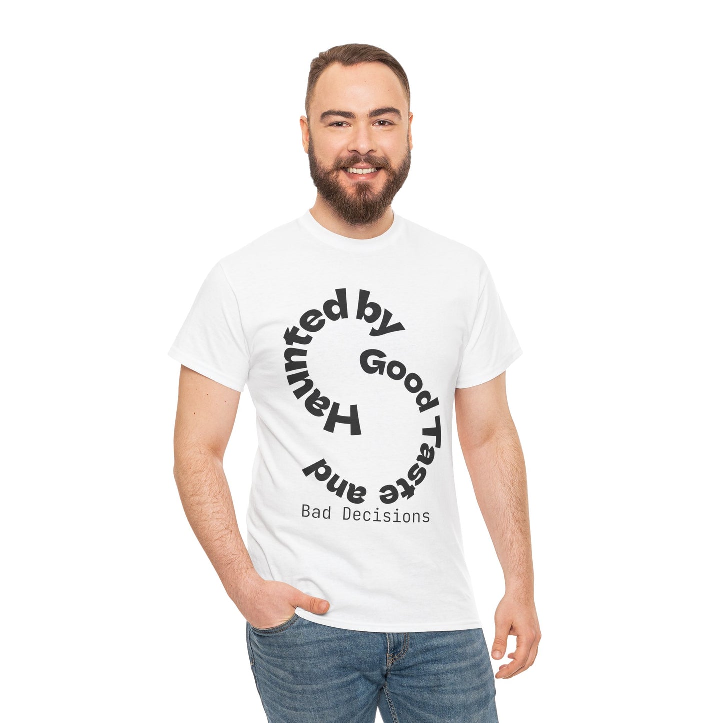 Good Taste & Bad Decisions Tee, Unisex Cotton T-Shirt, Funny Graphic Tee, Gift for Friends, Casual Wear, Statement Shirt