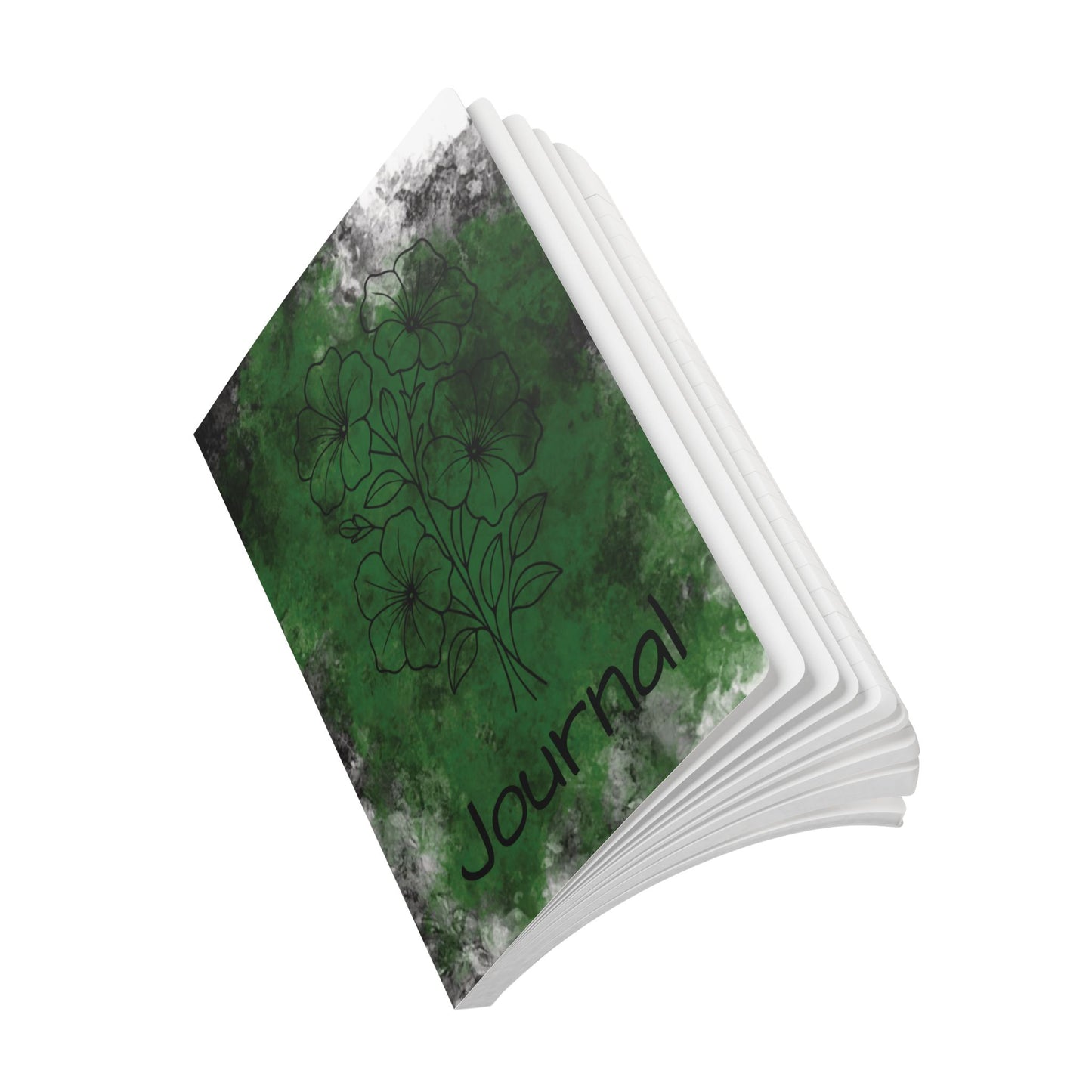 Softcover Journal with Inspirational Quote | Green Petunia Design