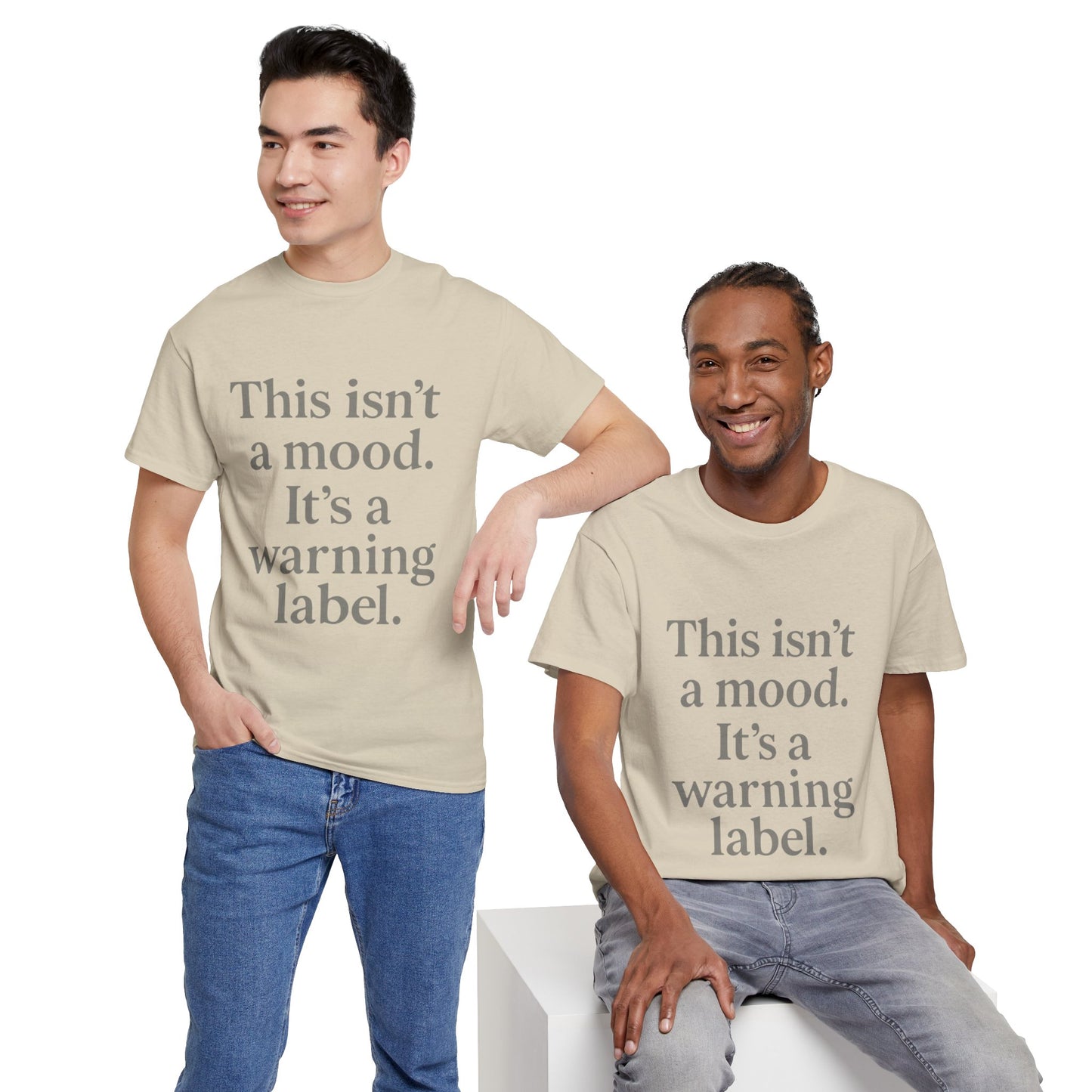 Warning Label Tee - This Isn't a Mood