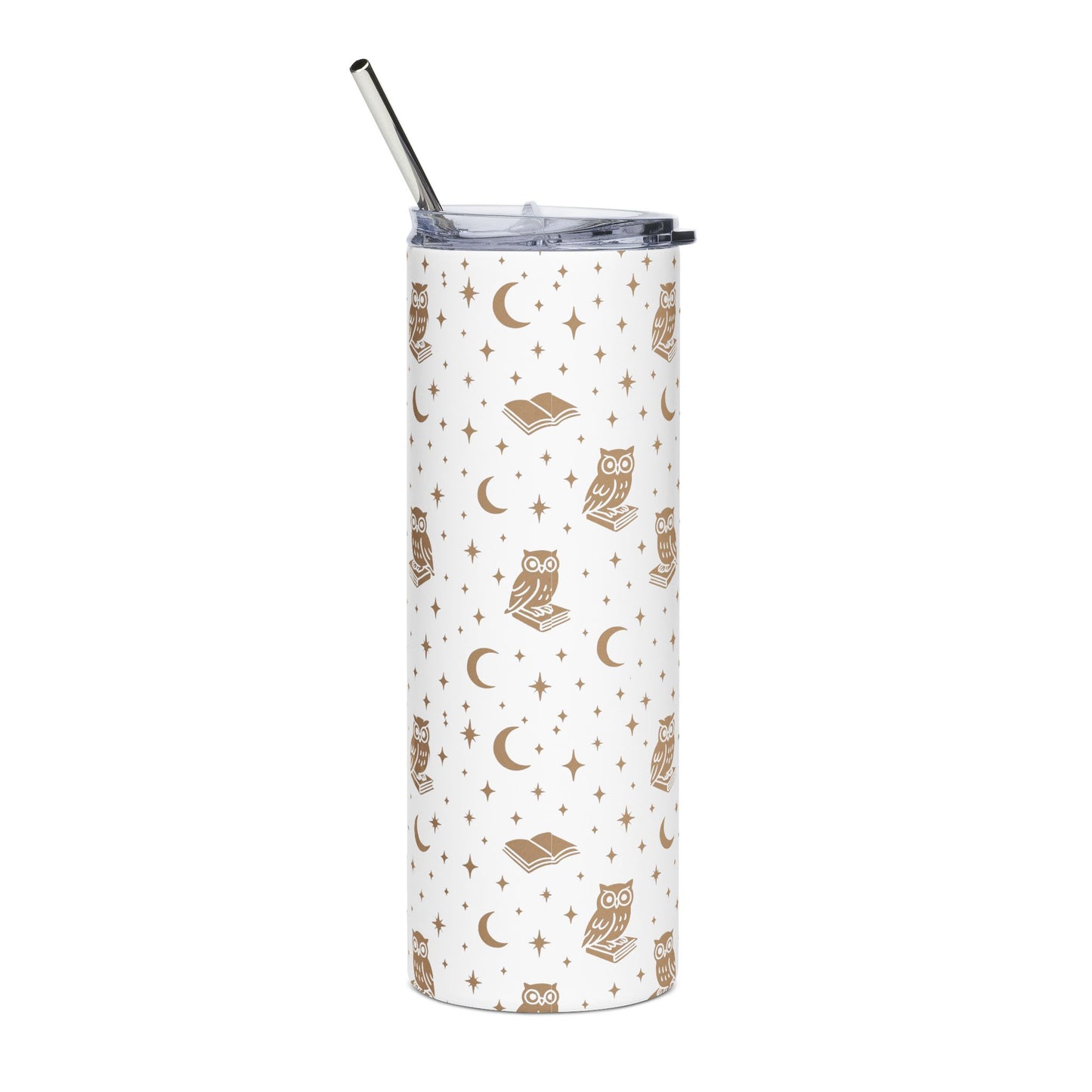 Stars and Moons Owl Tumbler, 20oz