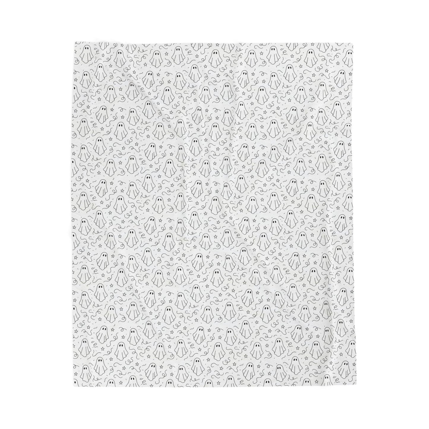 Cozy Ghost Velveteen Plush Blanket