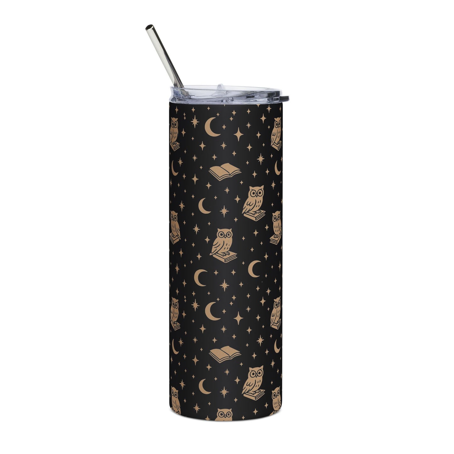 Stars and Moons Owl Tumbler, 20oz